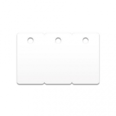 3UP Breakaway Plastic PVC Key Tags (500 Cards/Box)